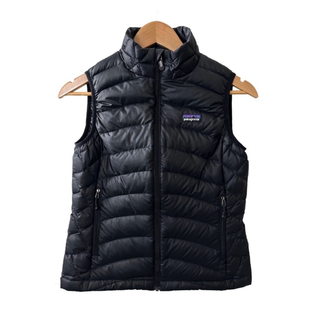 Patagonia Black Goose Down Small Puffer Vest